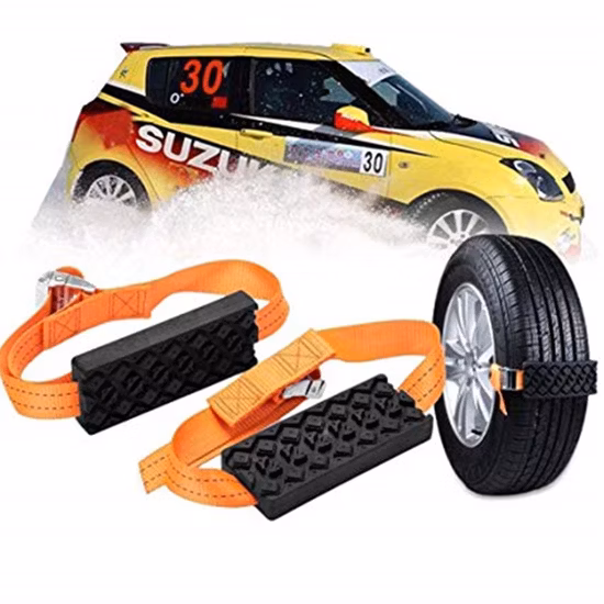 2 pezzi di pneumatici universali per auto, cintura per pneumatici, catene da neve, ruote invernali in plastica per auto