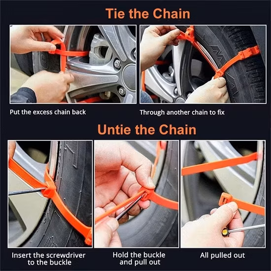 Catene da neve per auto, Catene da neve di emergenza, Catene da neve per auto non